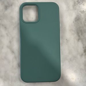 Midnight green iphone 12 case